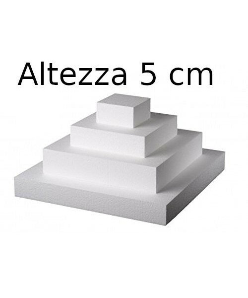 BASE QUADRATA DIAM. 15CM. H.5CM