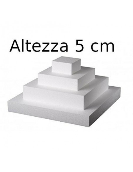 BASE QUADRATA DIAM. 15CM. H.5CM