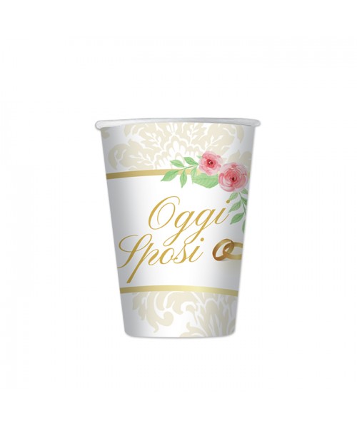 8 BICCHIERI ROMANTIC WEDDING CC.200