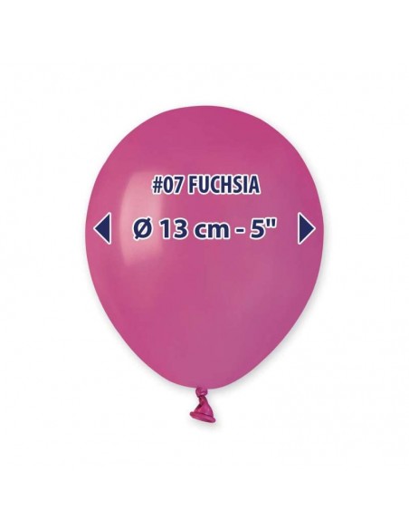 PALLONI LATTECE 5" PZ.100 FUXIA