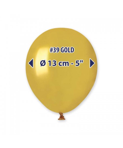PALLONI LATTECE 5" PZ.100 ORO PERL