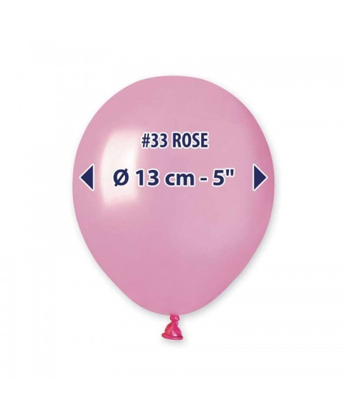 PALLONI LATTECE 5" PZ.100 ROSE PERL
