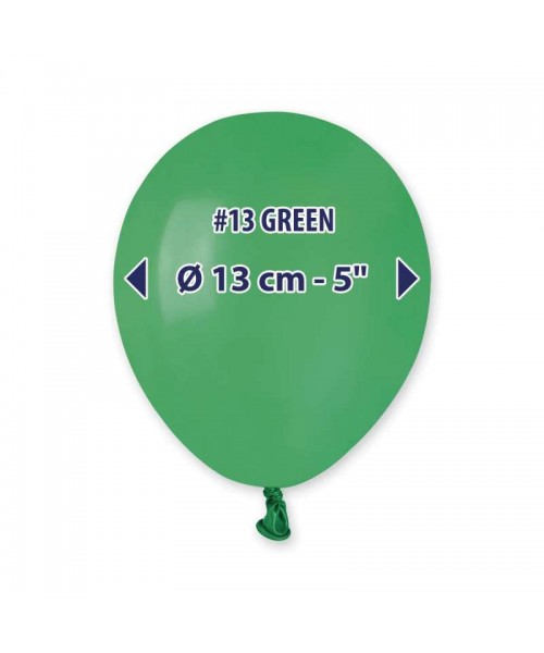 PALLONI LATTICE 5" PZ.100 VERDE SMERALDO