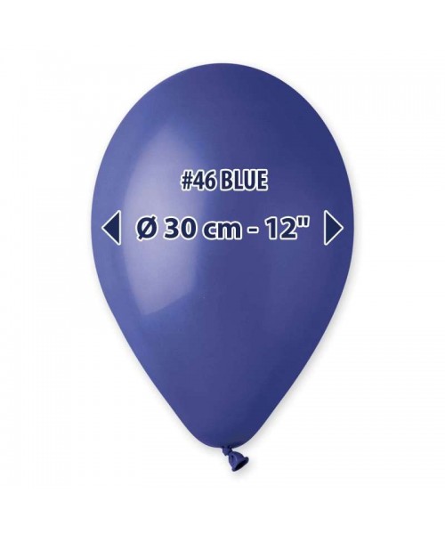 PALLONI LATTECE 12" PZ.100 BLU