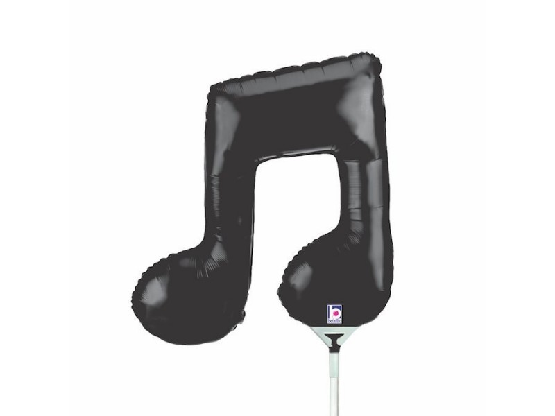 PALLONE NOTA MUSICALE NERA 30CM/14"