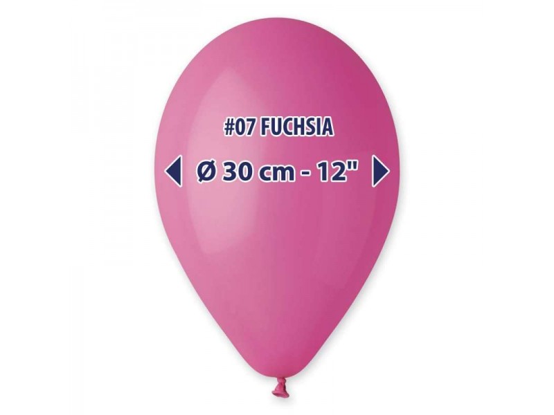 PALLONI LATTICE 12" PZ.100 FUXIA