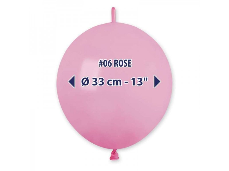 PALLONI LATTICE 13" LINK PAST. ROSA