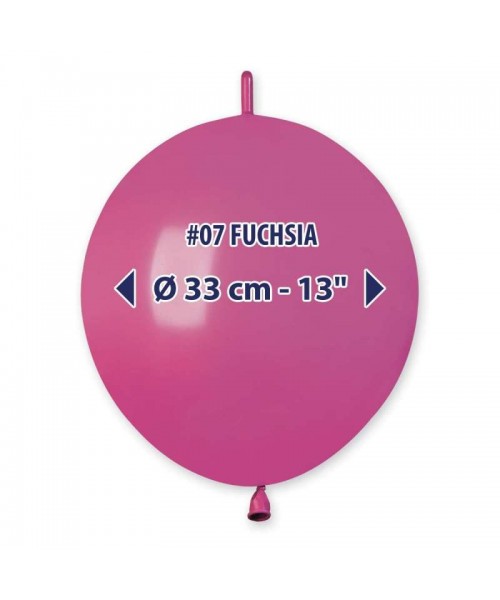 PALLONI LATTICE 13" LINK PAST.FUXIA 100PZ