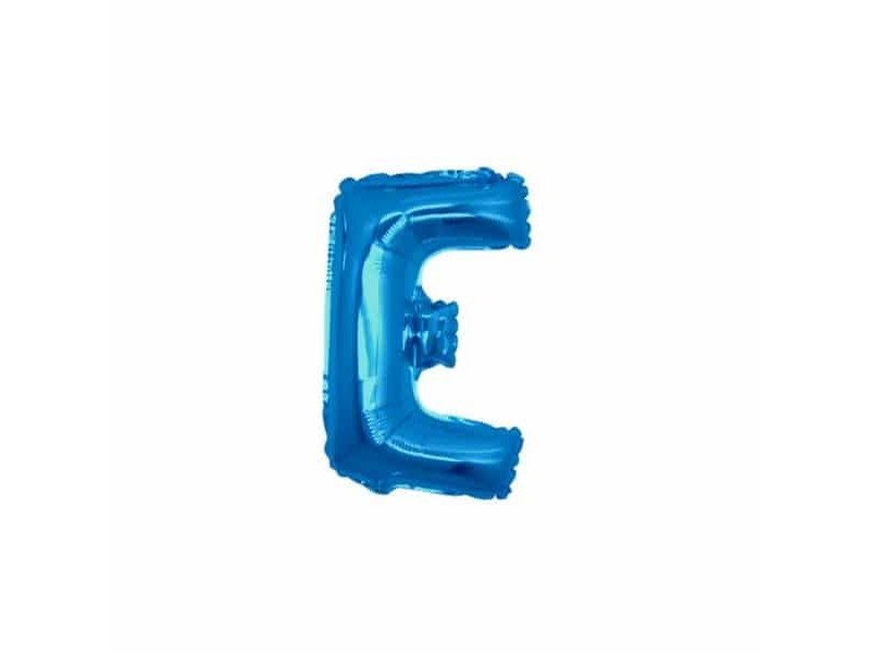 LETTERA MINI " E" BLU CM.18