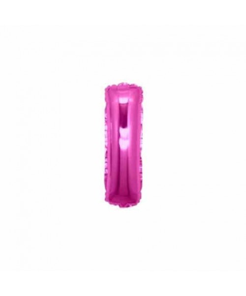 LETTERA MINI " I" FUXIA CM.18