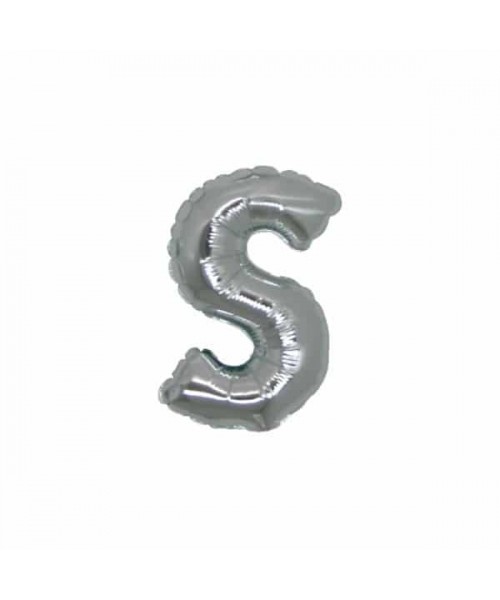 LETTERA MINI "S" ARGENTO CM.18