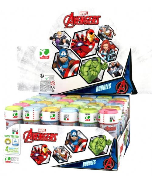 BOLLE DI SAPONE THE AVENGERS 36PZ