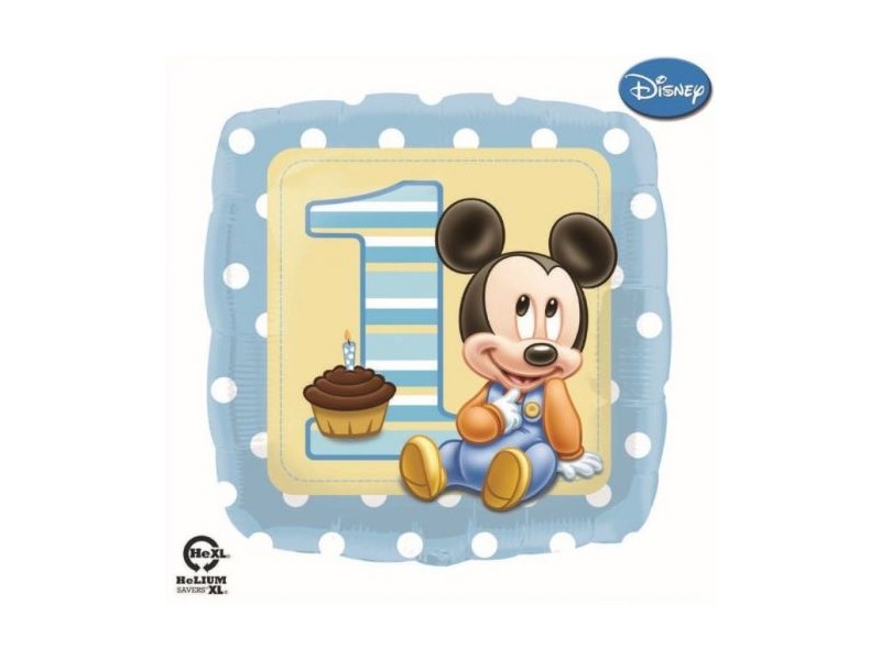 Pallone Mylar 18"Baby Mickey 1°compl.