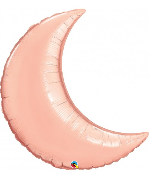 35" CRESCENT MOON ROSE GOLD