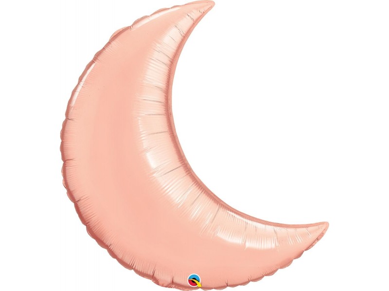 35" CRESCENT MOON ROSE GOLD