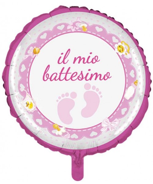 MINISHAPE NEW BATTESIMO ROSA 9"