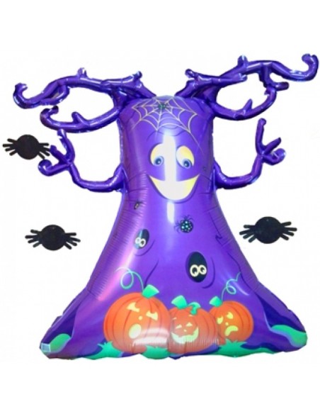 S/SHAPE HALL-SPOKY TREE DANGLER