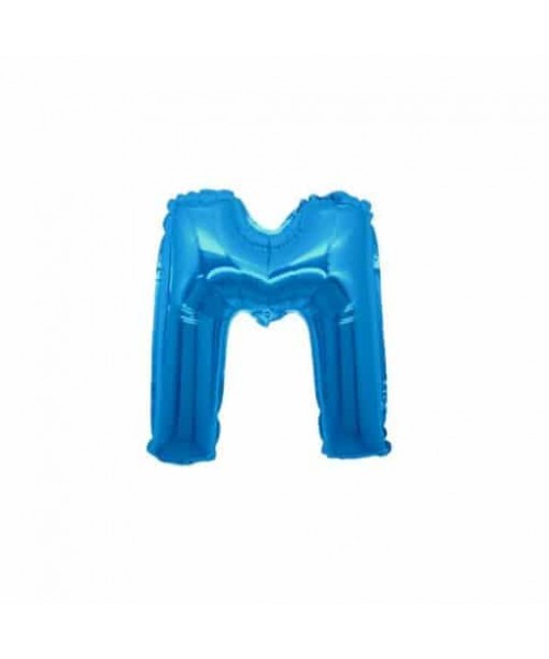 LETTERA MINI "M" BLU CM.18
