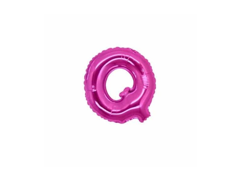 LETTERA MINI "Q" FUXIA CM.18