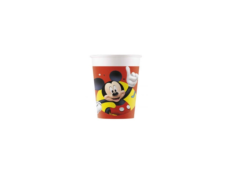BICCHIERE PLAST. 8PZ MICKEY PALS AT PLAY
