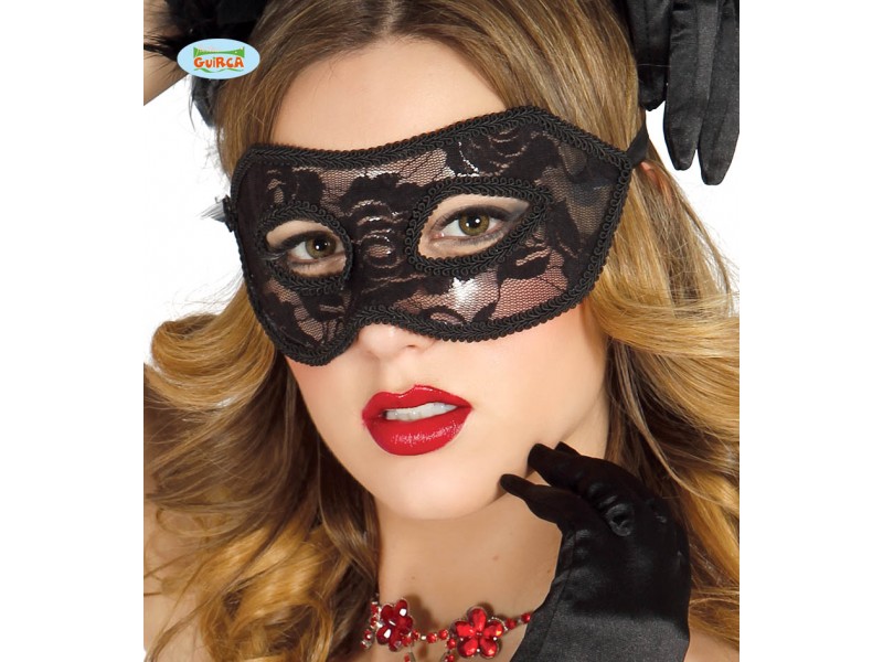MASCHERA PIZZO NERO