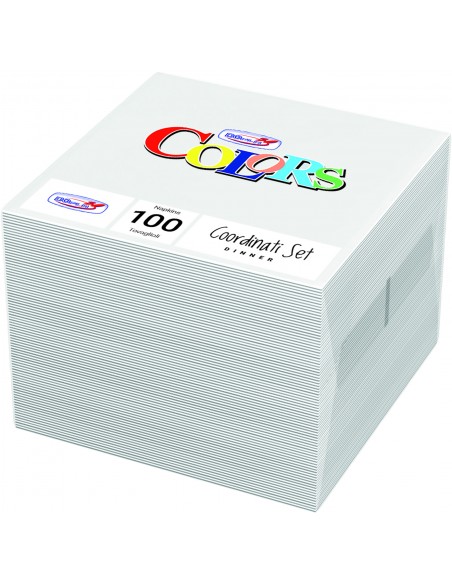 TOVAGLIOLI 25X25 PZ.100 BIANCO