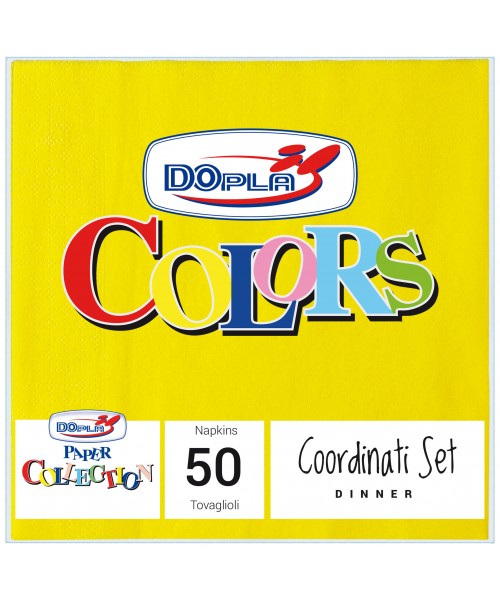 TOVAGLIOLO 33X33 PZ. 50 GIALLO