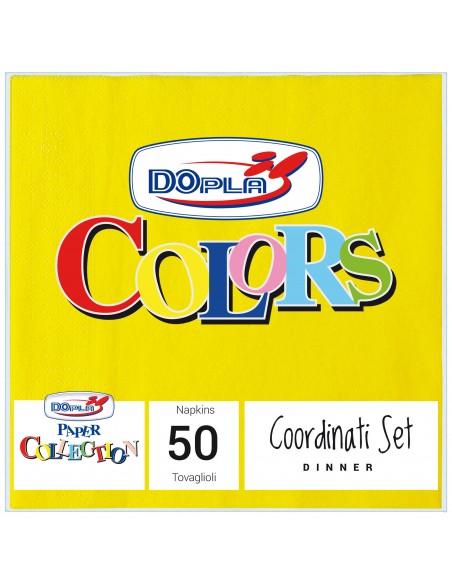 TOVAGLIOLO 33X33 PZ. 50 GIALLO