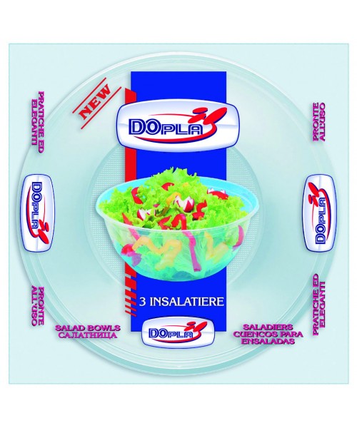 INSALATIERA 2LT 3PZ TRASP. DO 2