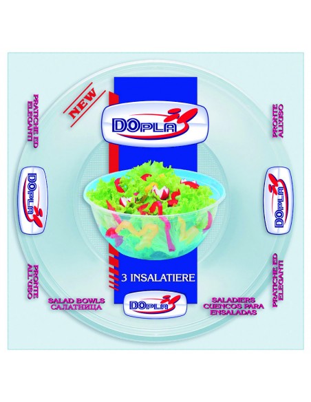 INSALATIERA 2LT 3PZ TRASP. DO