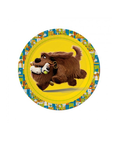 PIATTO 23 CM 8PZ PETS