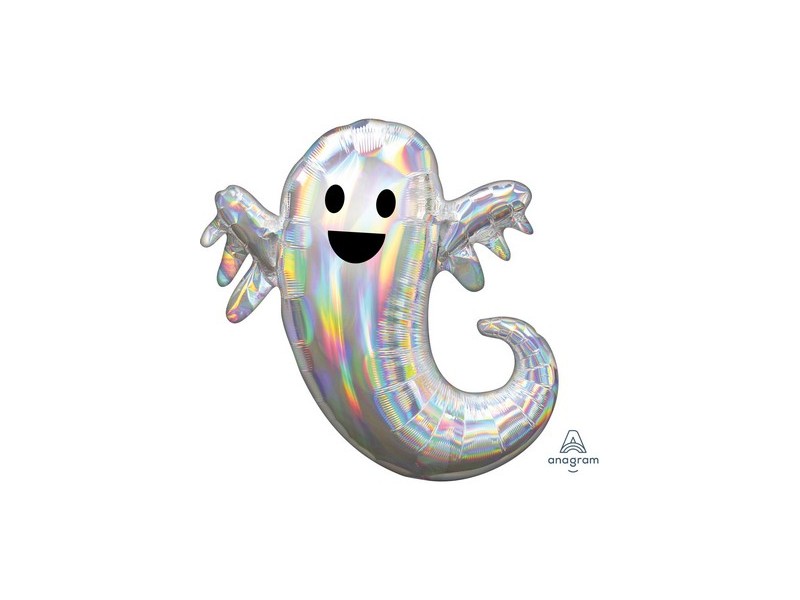 S/SHAPE MYLAR FANTASMA HOLOGRAFIC 71CM