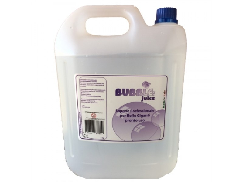BUBBLE JUICE LIQUIDO BOLLE PRONTO 5LT