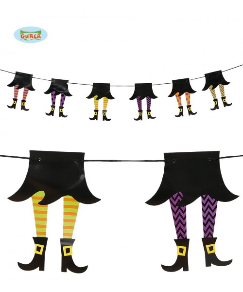 GHIRLANDA GAMBE STREGA 210CM