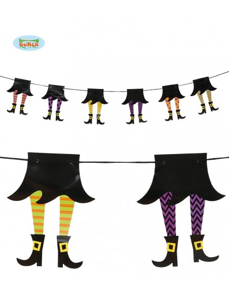 GHIRLANDA GAMBE STREGA 210CM