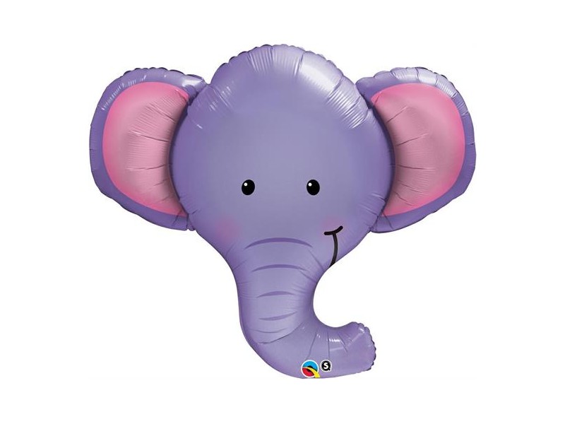 PALLONE MYLAR S/SHAPE ELEFANTE CM99