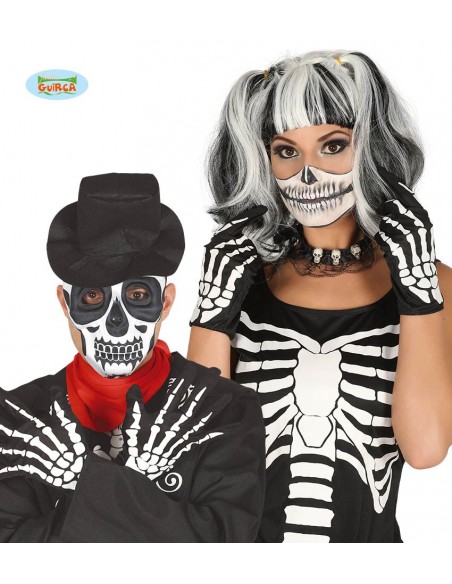 PAR DE GUANTES ESQUELETO