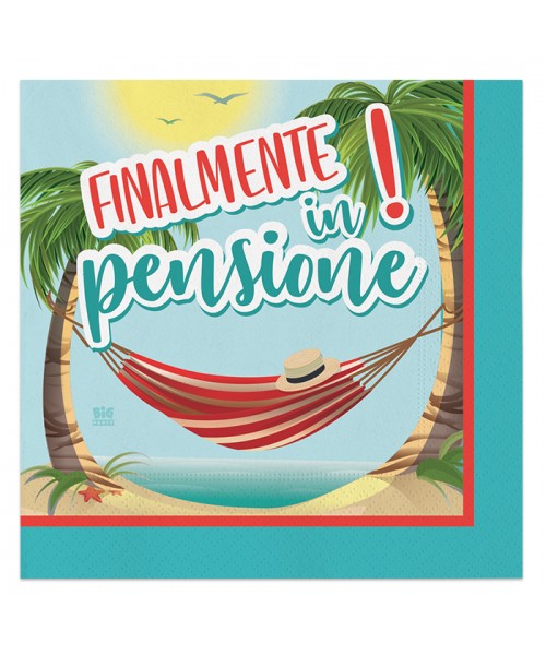 TOVAGLIOLI FINALMENTE PENSIONE CM. 33X33 PZ. 20 2