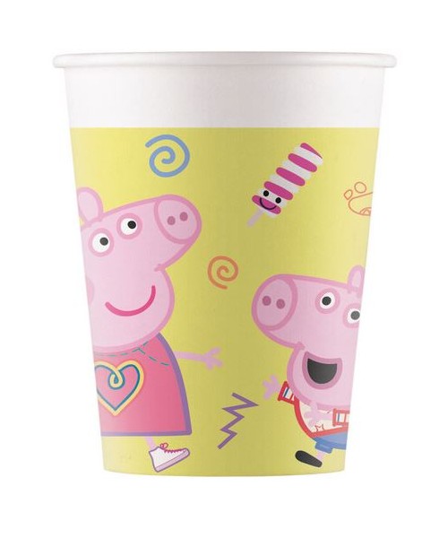 Bicchiere carta 200 ml Peppa Pig Messy 8 pz
