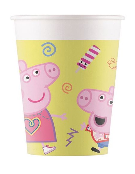 Bicchiere carta 200 ml Peppa Pig Messy 8 pz