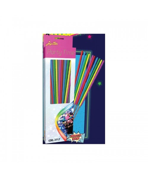 STELLE FILANTI COLORI NEON 17CM PZ. 20