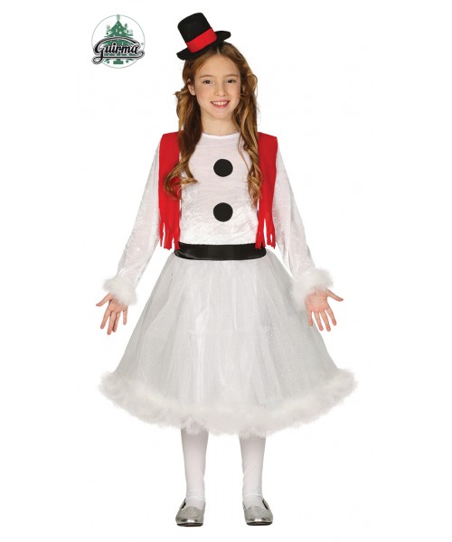 PUPAZZO DI NEVE BAMBINA 7-9 ANNI