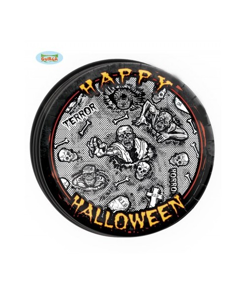 PIATTI 23 CM HALOWEEN ZOMBIE PZ.8