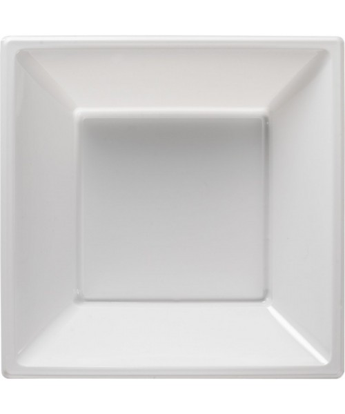 PIATTI MODUS VIVENDI BIANCO 6PZ QUAD. FONDO 18CM