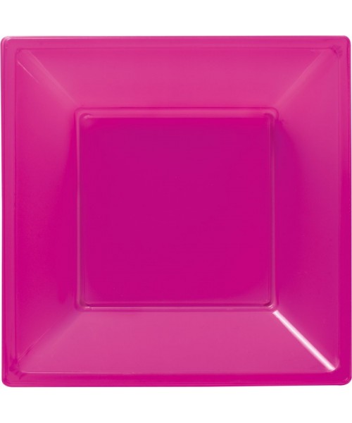 PIATTI MODUS VIVENDI FUXIA 6PZ QUAD.18CM FONDO
