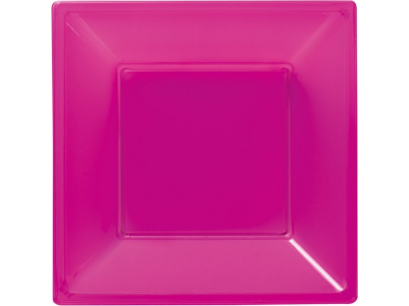 PIATTI MODUS VIVENDI FUXIA 6PZ QUAD.18CM FONDO