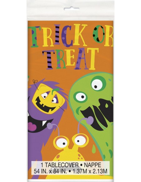TOVAGLIA PLASTICA HALLOWEEN MONSTERS 54X84CM