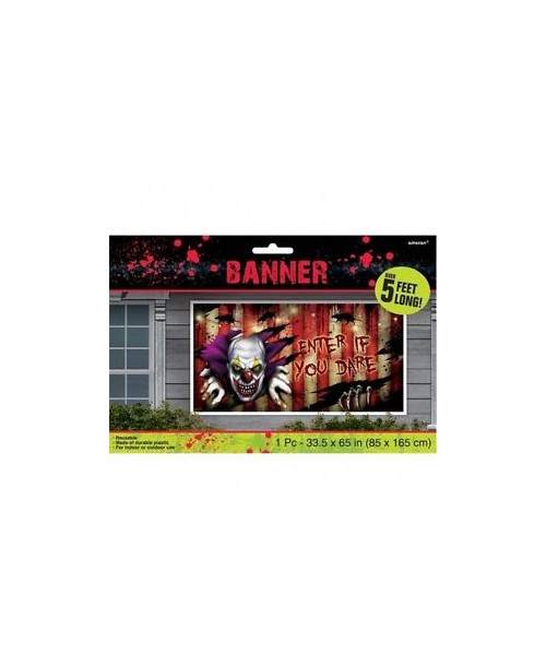 BANNER PLASTICA ORIZZONTALE HORROR 2