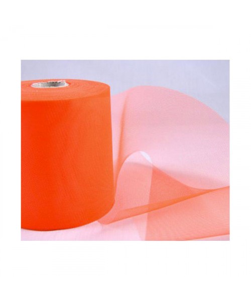BOBINA TULLE CM 12.5X100MT ARANCIO