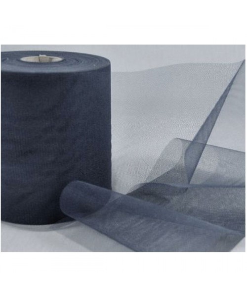 BOBINA TULLE CM 12.5X100MT NERO